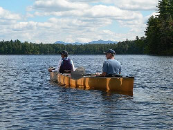 Pleasant summer paddle in the Adirondacks