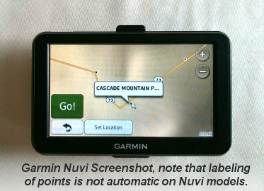 Garmin Nuvi Screenshot